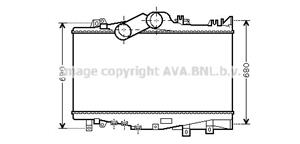 Intercooler, inlaatluchtkoeler TITANX ME4224