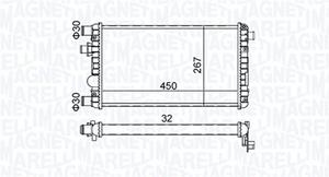 Magneti Marelli Kühler, Motorkühlung  350213191300