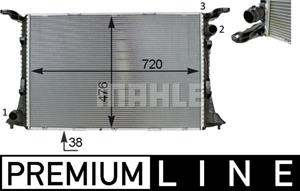 audi Radiateur CR82000P