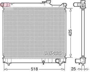 Kühler, Motorkühlung Denso DRM47037