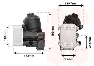 seat Oliekoeler, motorolie 58013720