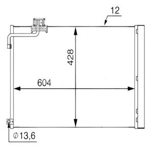 Mahle Original Kondensator, Klimaanlage  AC 51 000S