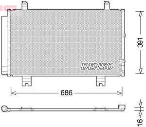 lexus Condensor, airconditioning DCN51013
