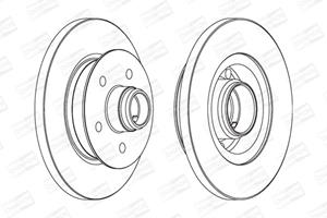 Champion Bremsscheibe Vorderachse  561437CH-1