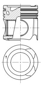 Kolbenschmidt Kolben  41276600