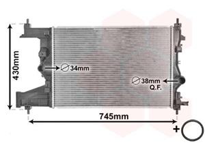 Van Wezel Kühler, Motorkühlung  37002487