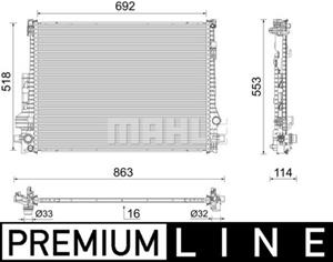 volvo Radiateur CR2605000P