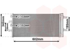 bmw Condensor, airconditioning 06015701