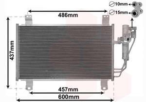 mazda Condensor, airconditioning 27015701