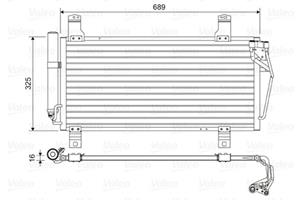 mazda Condensor, airconditioning