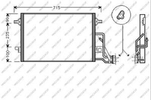 Prasco Kondensator, Klimaanlage  SK418C001