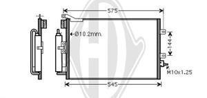 Diederichs Kondensator, Klimaanlage  DCC1765