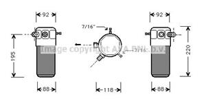 opel Droger, airconditioning OLD118