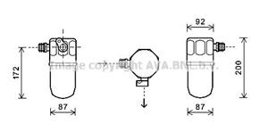 opel Droger, airconditioning OLD563