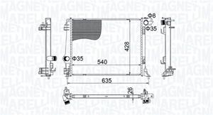 renault Radiateur BM2074