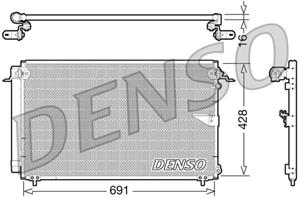 lexus Airco condensor DCN51008