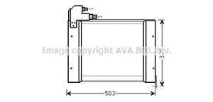 highwayautomotive Condensator, airconditioner AVA COOLING NH5005