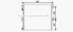 highwayautomotive Airconditioning condensor AVA COOLING RE5126 AVA