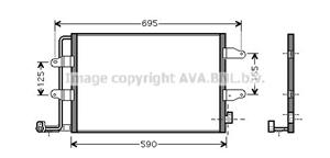 Volkswagen Condensor, airconditioning