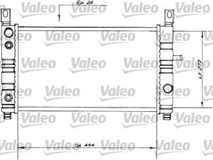 Valeo Kühler, Motorkühlung  730559
