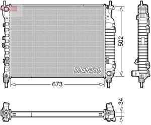 opel Radiateur DRM20125