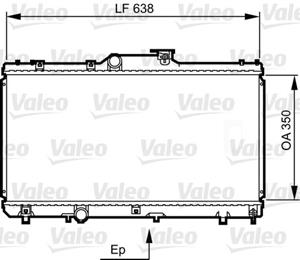 Valeo Kühler, Motorkühlung  731464