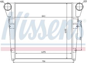 Nissens Ladeluftkühler  97052