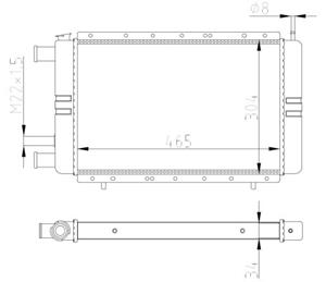 NRF Kühler, Motorkühlung RENAULT 54684 7700657109,7700720232 Kühler,Wasserkühler,Autokühler,Motorkühler