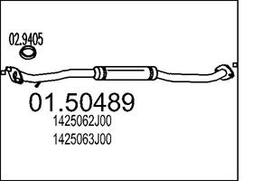 MTS Mittelschalldämpfer  01.50489