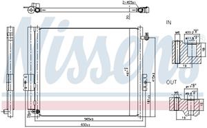 toyota Condensor, airconditioning