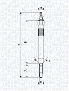 Magneti Marelli Glühkerze  062900020304