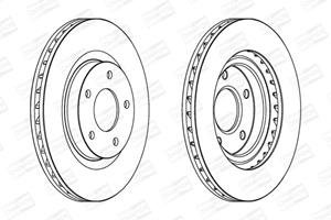 Champion Bremsscheibe Vorderachse  562790CH