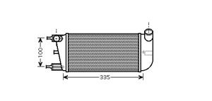 INTERCOOLER FIAT 500 1.3MJTD handgeschakeld