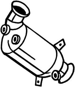 Katalysator vorne Bosal 090-250