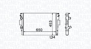 Magneti Marelli Kühler, Motorkühlung  350213154000