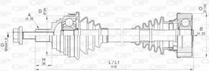 Open Parts Antriebswelle Vorderachse links  DRS6418.00