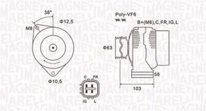 Magneti Marelli Generator  063731727010