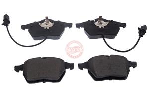 MASTER-SPORT Bremsbelagsatz Premium inkl. Verschleißwarnkontakt 13046071102N-SET-MS Bremsbeläge,Bremsklötze VW,AUDI,SKODA,PASSAT Variant (3B6)