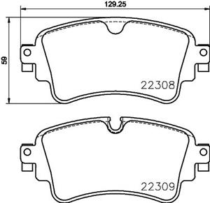 BREMBO Bremsbelagsatz XTRA LINE für Verschleißwarnanzeiger vorbereitet P 85 154X Bremsbeläge,Bremsklötze VW,AUDI,Touareg (CR7),A4 B9 Avant (8W5, 8WD)