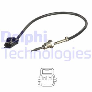 Sensor, Abgastemperatur Delphi TS30224