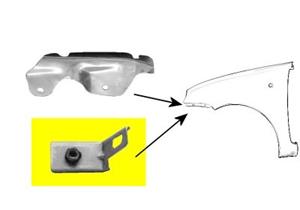 Fiat BEVESTIGING SPATBORD LINKS