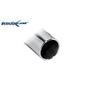 Mini 100% RVS Sportuitlaat passend voor  One Cabrio 1.6 98pk 2013- 1x80mm