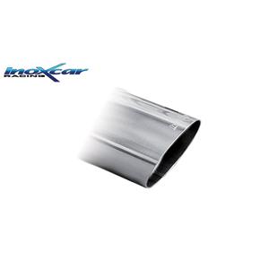 Mini 100% RVS Sportuitlaat passend voor  Cooper F55-F56 1.5 136pk 2014- 1x102mm Racing