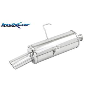 Peugeot 100% RVS Sportuitlaat passend voor  106 1.4 75pk 1996-2003 1x90mm Rally