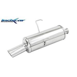 Peugeot 100% RVS Sportuitlaat passend voor  106 1.4 75pk 1996-2003 1x90mm Rally