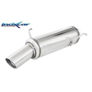 Peugeot 100% RVS Sportuitlaat passend voor  206 1.1 60pk -2000 1x90mm Rally