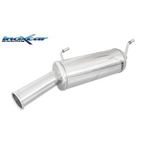 Peugeot 100% RVS Sportuitlaat passend voor  206 16v GTI 136pk 1994-2004 1x76mm RetrÃ² Style