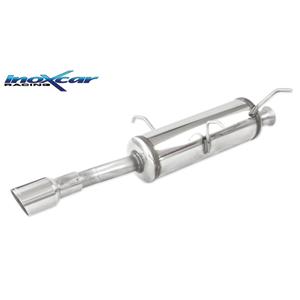 Peugeot 100% RVS Sportuitlaat passend voor  306 2.0 16v Cabrio 133pk 1997- 1x90mm Rally