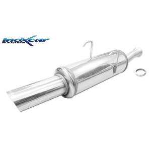 Peugeot 100% RVS Sportuitlaat passend voor  405 1.9 Mi 16 158pk -1992 1x90mm Rally