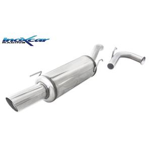 Renault 100% RVS Sportuitlaat passend voor  Clio I 1.4 80pk -1998 1x90mm Rally
